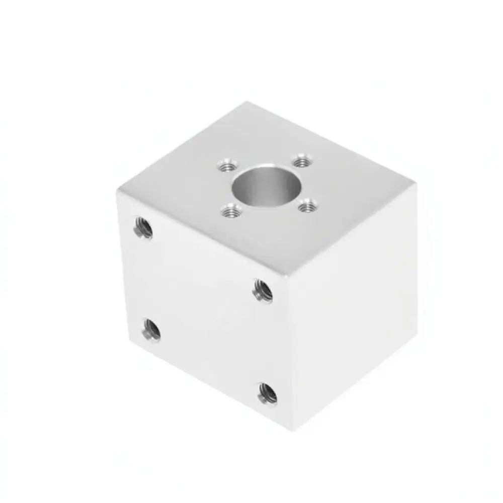Square Aluminum Mount For T8 Lead Screw Nut 3D Printer Spare Parts Z Axis Motion Stability Conversion Holder