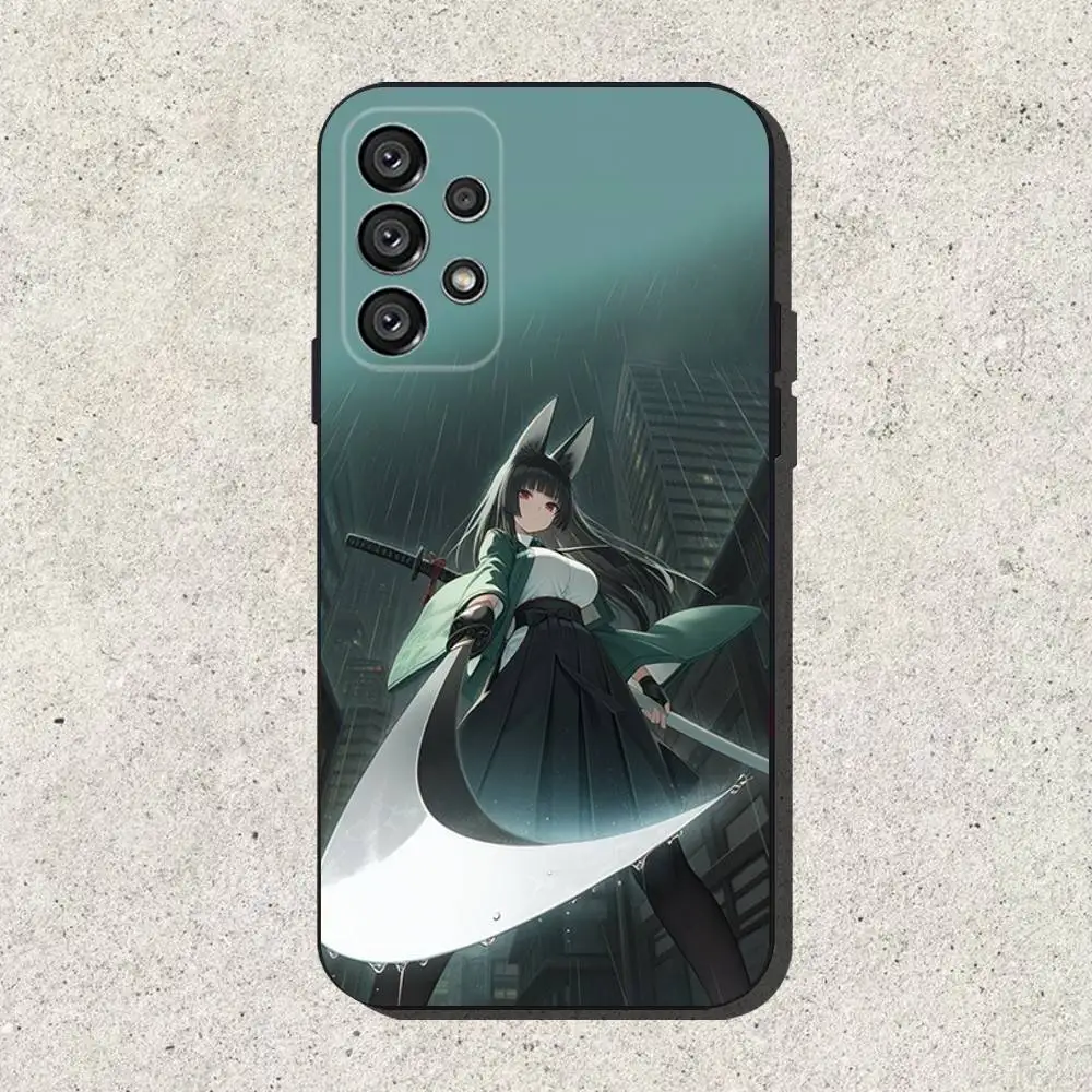 حافظة هاتف H-Hoshimi M-Miyabi ZZZ لهاتف سامسونج S25، S24، S21، S22، S23، S30، Ultra، S20، Plus، Fe، Lite، Note، 10,9,5G غطاء أسود