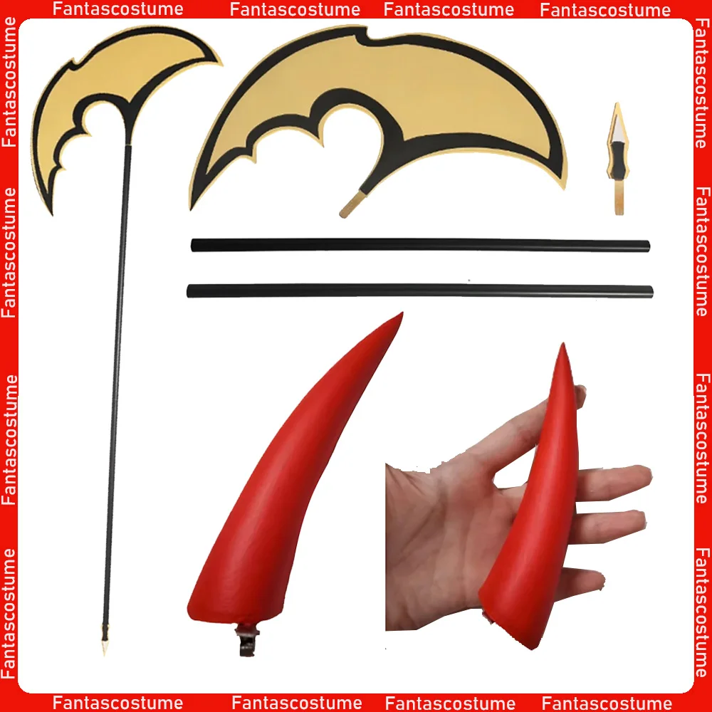 

Panty Cosplay Weapon Headband Props Cartoon Stocking Fantasia Roleplay Adult Halloween Carnival Party Costume Accessories Prop