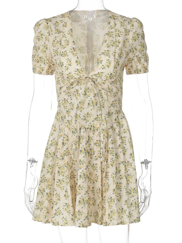 4XLフレンチフローラルドレスプラスサイズウエストシンチャーボディコンスリーブドレスセクシースリムフィットサマーアウトフィットバイラルボディシェイプシック