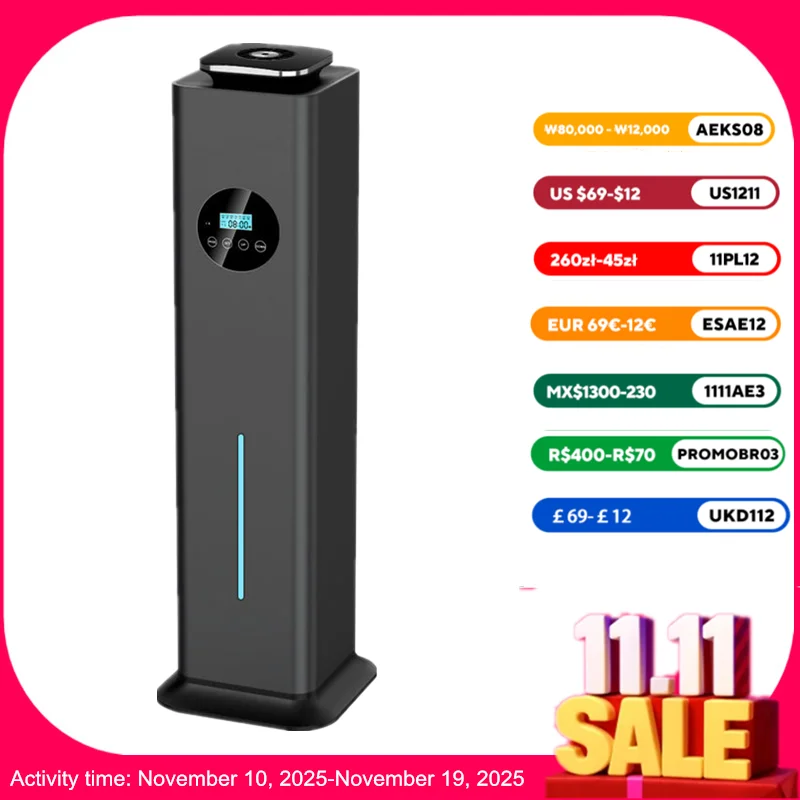 Smart WiFi Essential Oil Diffuser with APP Control - 50dB Quiet Operation Aromatherapy Machine for Home/Hotel/Villa,