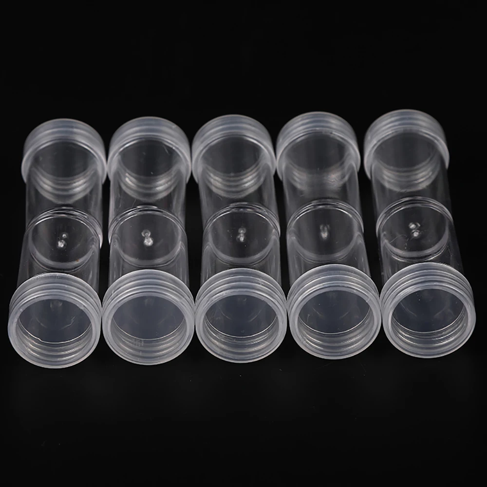 5/10/30Pcs Mini Storage Box Transparent Plastic Jewelry Storage Box Container Portable DIY Bead Mosaic Storage Container Case