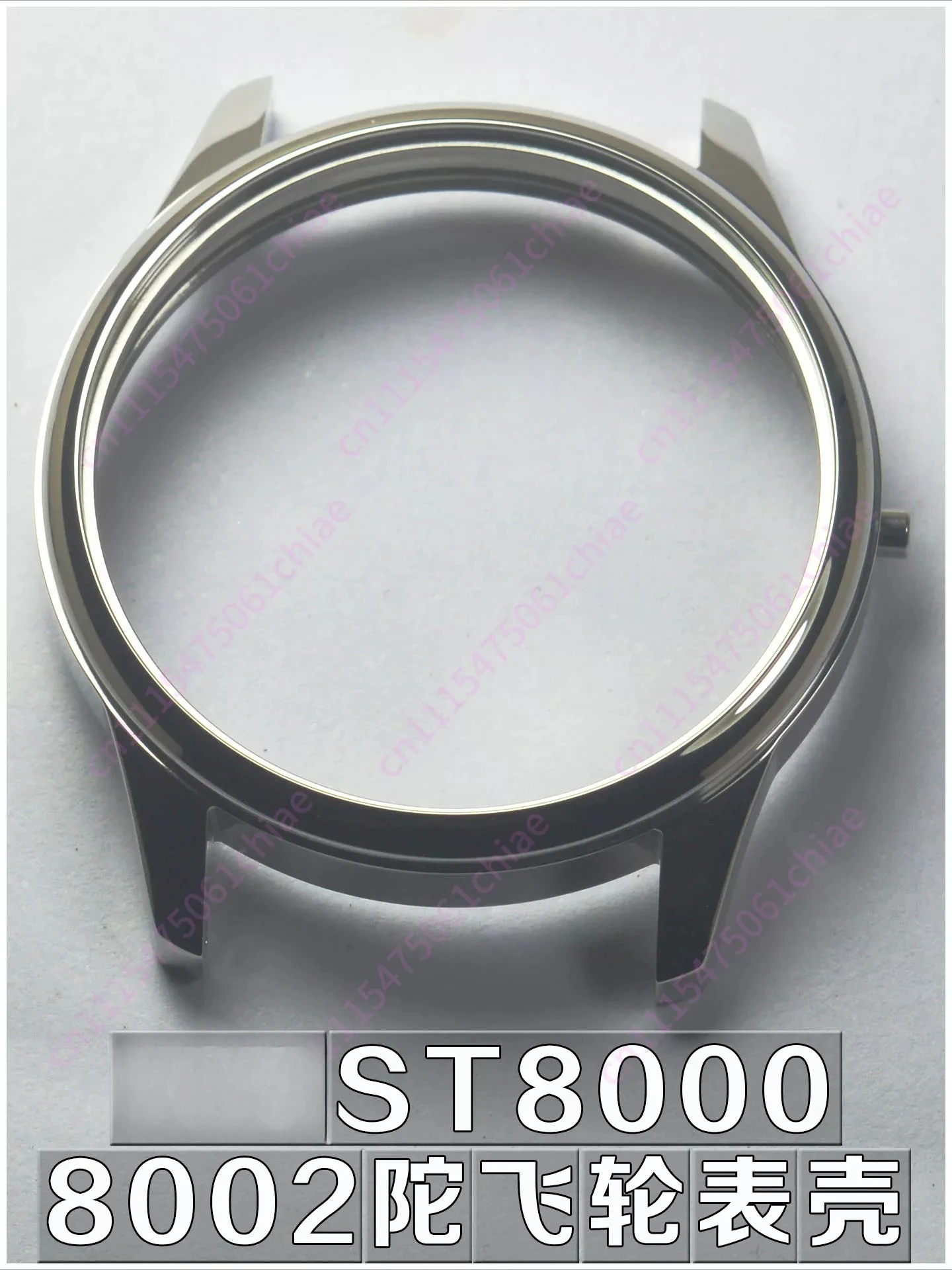 ST8000ST8002 Mechanical Movement Case, Waterproof Stainless Steel, Sapphire Men's Watch Accessories