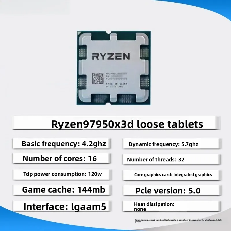 Процессор A M D R5 7500F r7 7700x r9 7900x 7950x 7800x3d 7600x