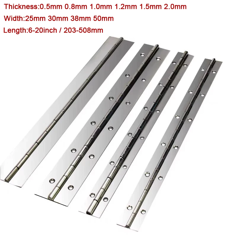 

2 шт. петли-бабочки для шкафов, тумб и мебели, длина 6-20 дюймов, ширина 38 мм, толщина 1,2 мм
