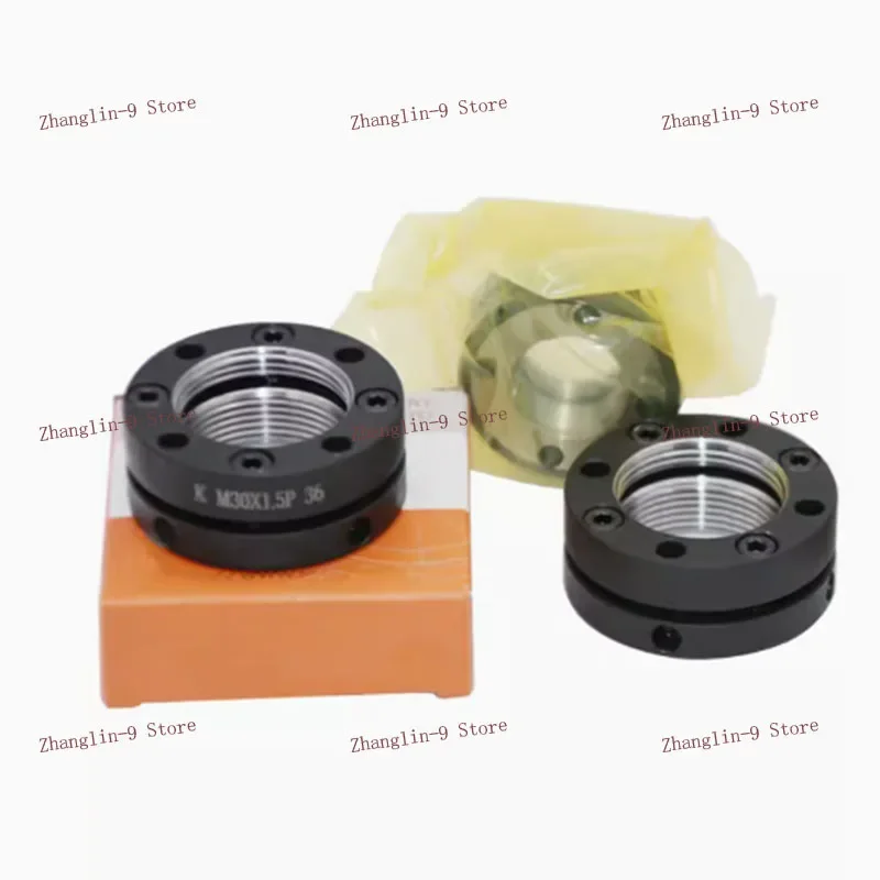 K-Type Axial Precision Lock Nut Round Anti-Loosening Self-Locking Nut M25/27/30/40*1.5/2.0P Machine Tool Ball Screw Bearing Nut