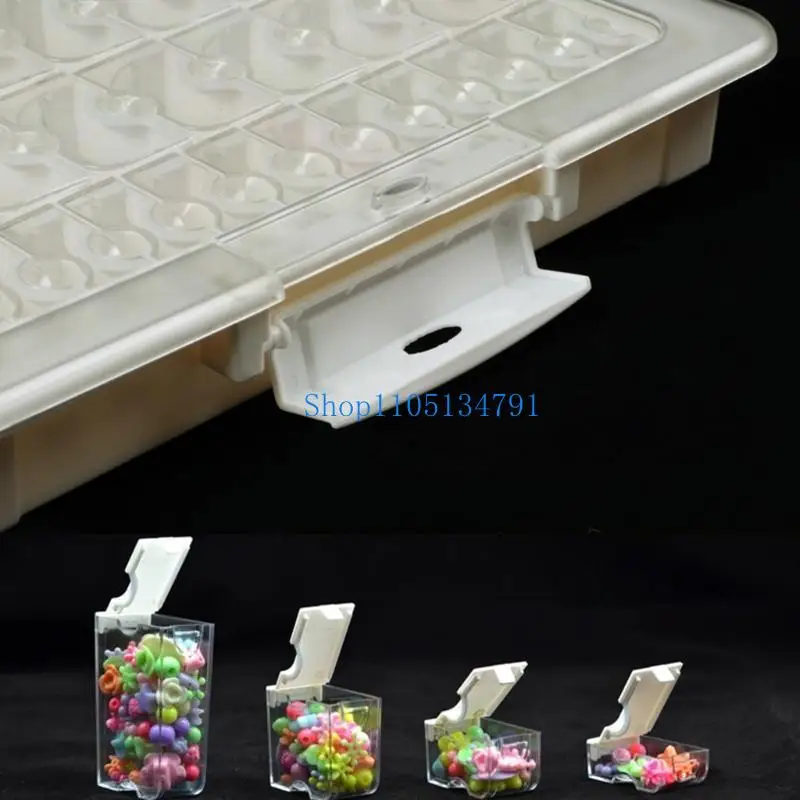 

98km Craft Beads Storage Container with Individual Compartments Jewelry Box