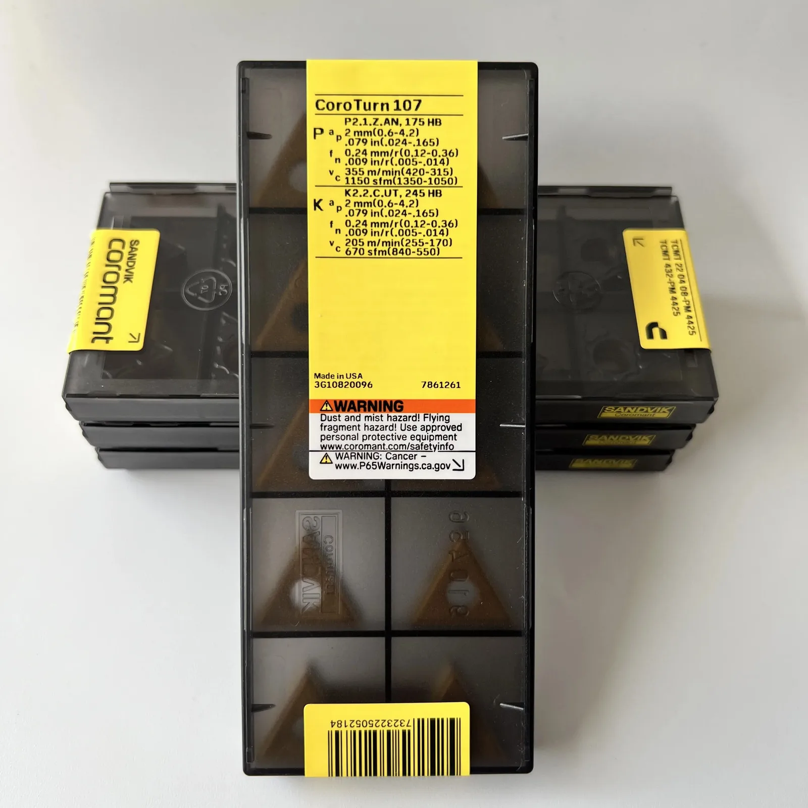 

SANDVIK / TCMT220408-PM 4425 / Лезвие с ЧПУ из твердого сплава, 10 шт.