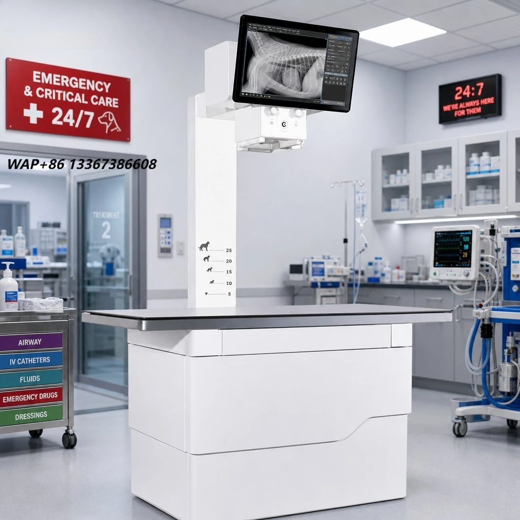 Veterinary X-ray digital imaging system 32KW 400mA high voltage generator, suitable for use in pet hospitals and animal clinics