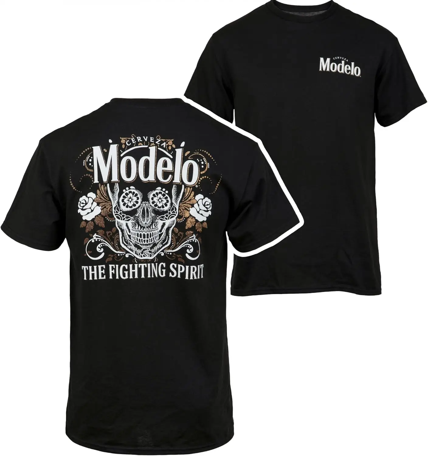 Modelo Especial The Fighting Spirit Sugar Skull Front/Back T-Shirt