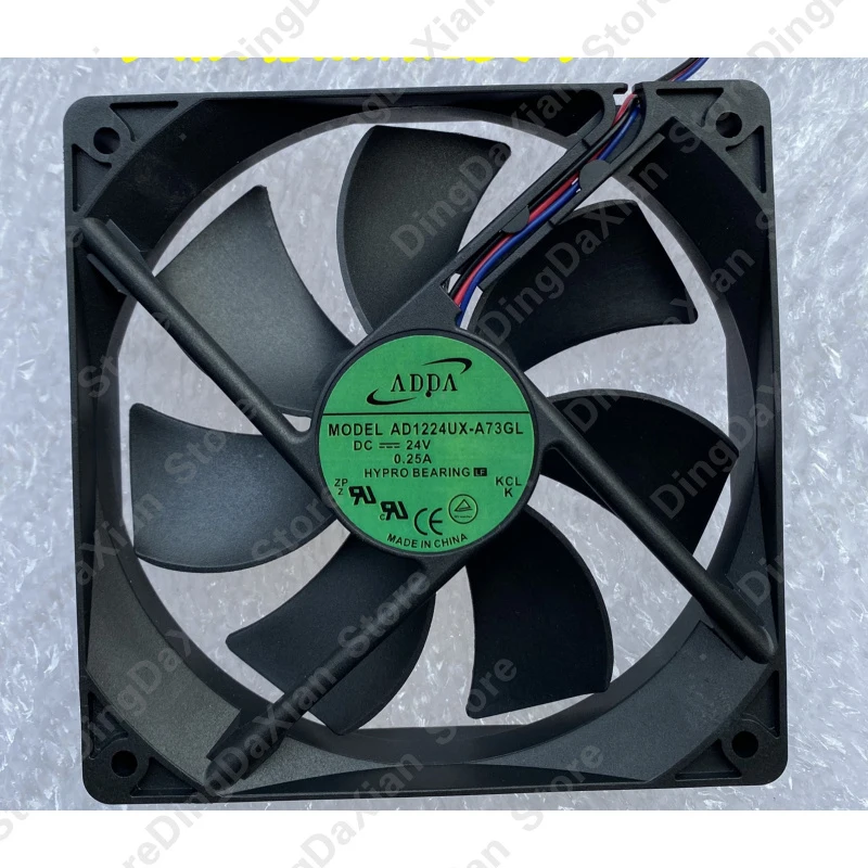 X 1PCS For ADDA AQ08024XB257200 | 24V 0.24A | 8CM | 3-Wire Inverter Exhaust Cooling Fan