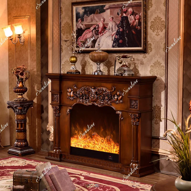 FT  1/1.2/1.5m fireplace decorative cabinet core simulation fire heating