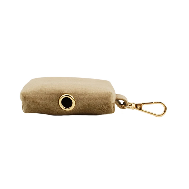 Ensemble collier et laisse en velours pour chien avec plaque_voghion.com