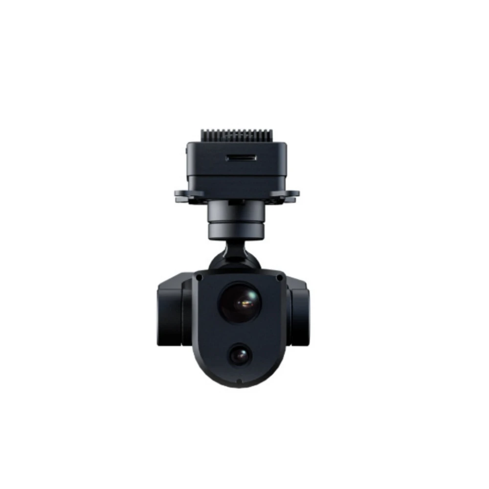 Camera  Output IP53 Waterproof Drone Payload for Power Inspection NCZOBOE Rotation Gimbal 4K UHDTelephoto Camera & Wide-Angle
