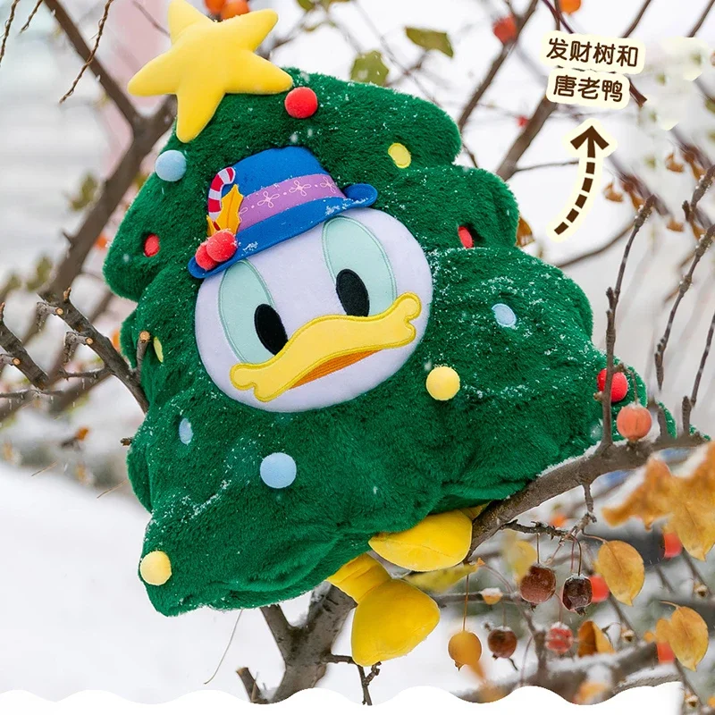 Disney Donald Duck Plush Toys Christmas Tree Cartoon Plushie Dolls 55cm Kawaii Stuffed Toys Pillow Christmas Gifts for Childrens