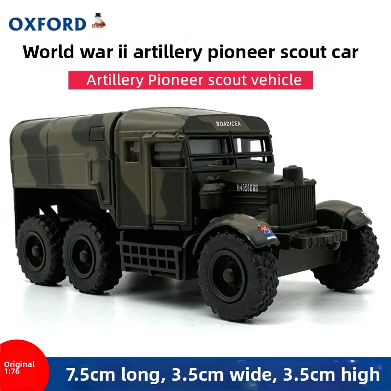 دييكاست أكسفورد 1:76 مقياس سكارمر بايونير استطلاع مركبة الحرب العالمية الثانية العسكرية سبيكة نموذج سيارة تحصيل لعبة تذكارية #3