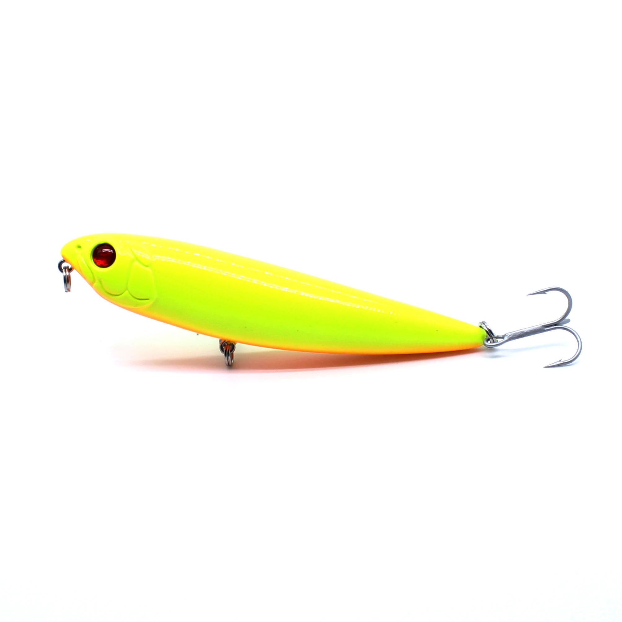 Topwater Walking The Dog 60 mm 3,4 g 105 mm 15,6 g harter Köder schwimmender Bleistiftstab Angelköder Bassoberfläche Schwimmer Wasser VMC Haken