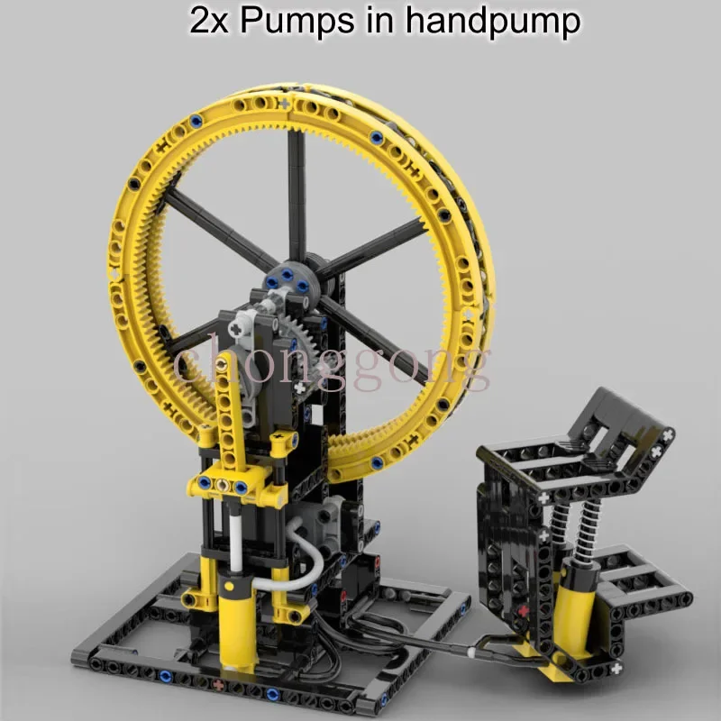 Décennie s de construction de modèle de moteur vertical pneumatique, briques d'assemblage MOC, jouets pour enfants, cadeau d'anniversaire, ensemble cadeau de Noël, nouveau, 2021