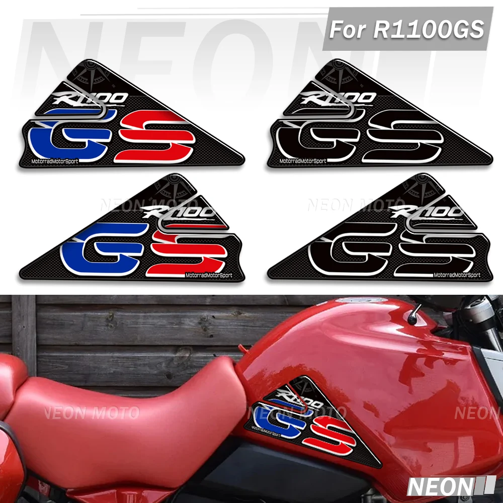 

3D Motorcycle Tank Pad Sticker Protector Triple black 40 years Decal For R1100GS R 1100 GS R1100 Adventure GSA ADV