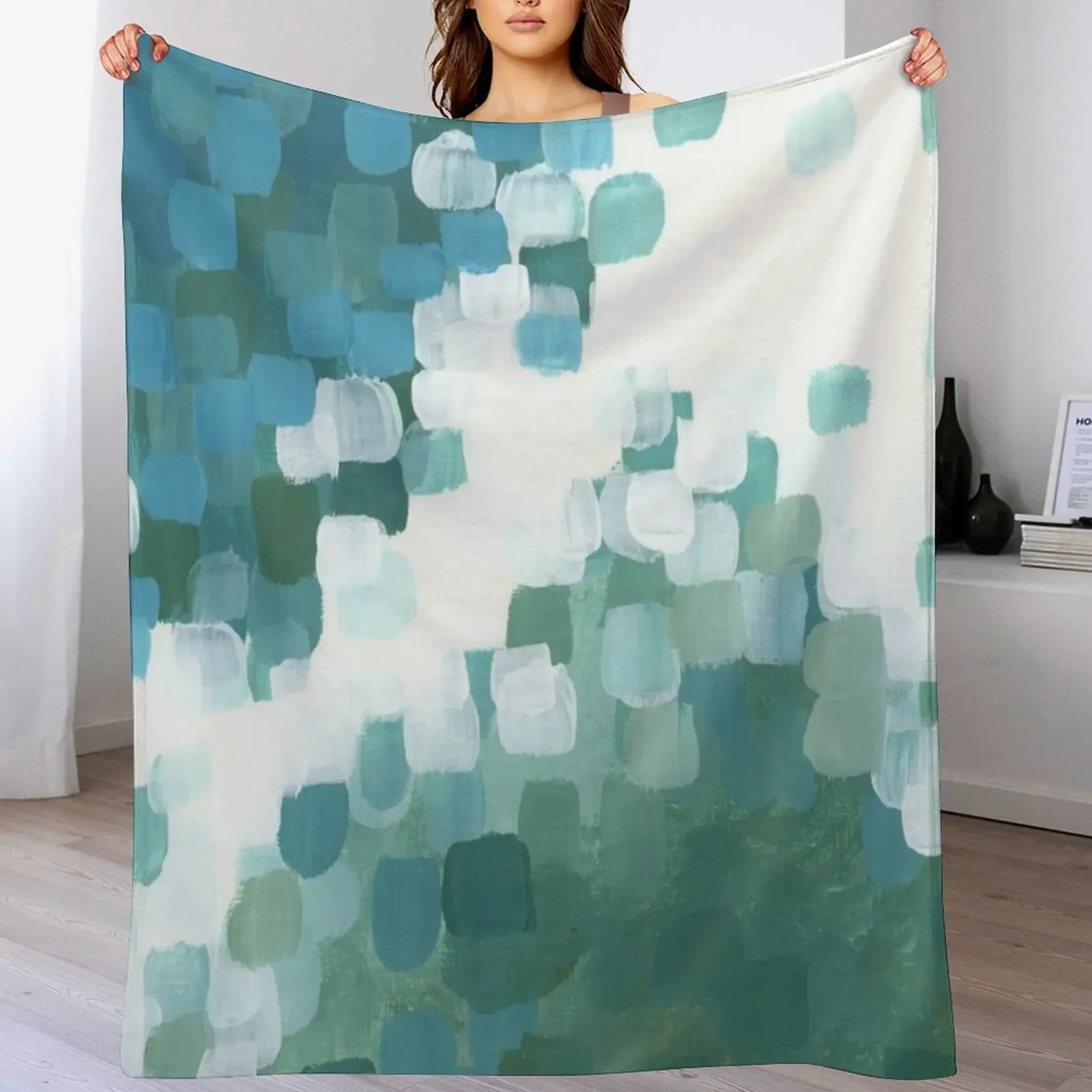 

New Teal Throw Blanket Travel Bed heavy to sleep decorative Blankets