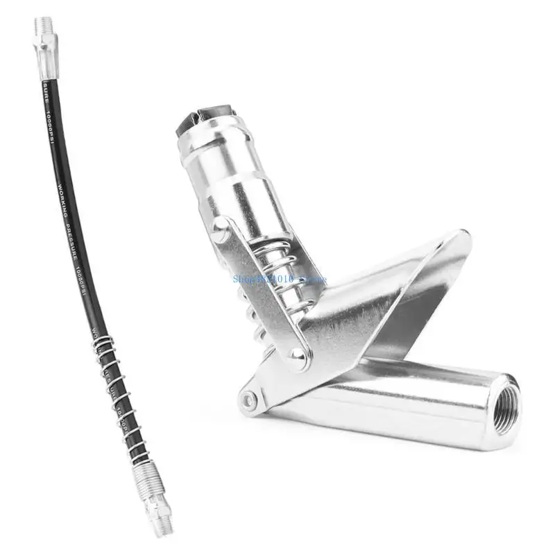 

T3LF Single Lever Grease Coupler Injector Nipple Universal Coupler Injector Nipple without Leakage Grease Nipple Attachment