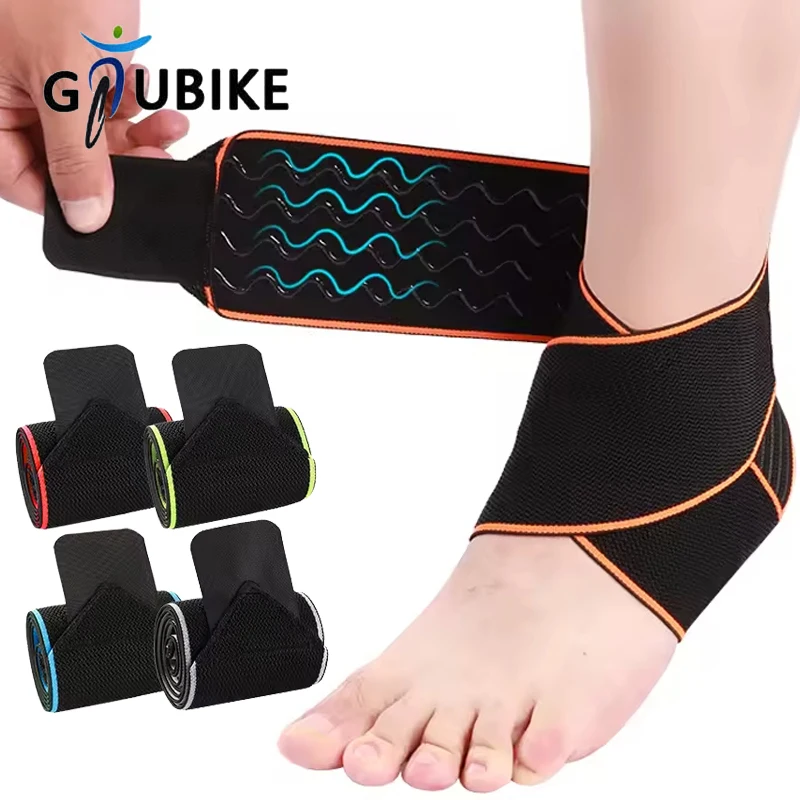 

GTUBIKE 1 шт. профессиональный эластичный бандаж для поддержки лодыжки, спортивные натяжения, бинты, плетенная защита лодыжки для фитнеса, баскетбола