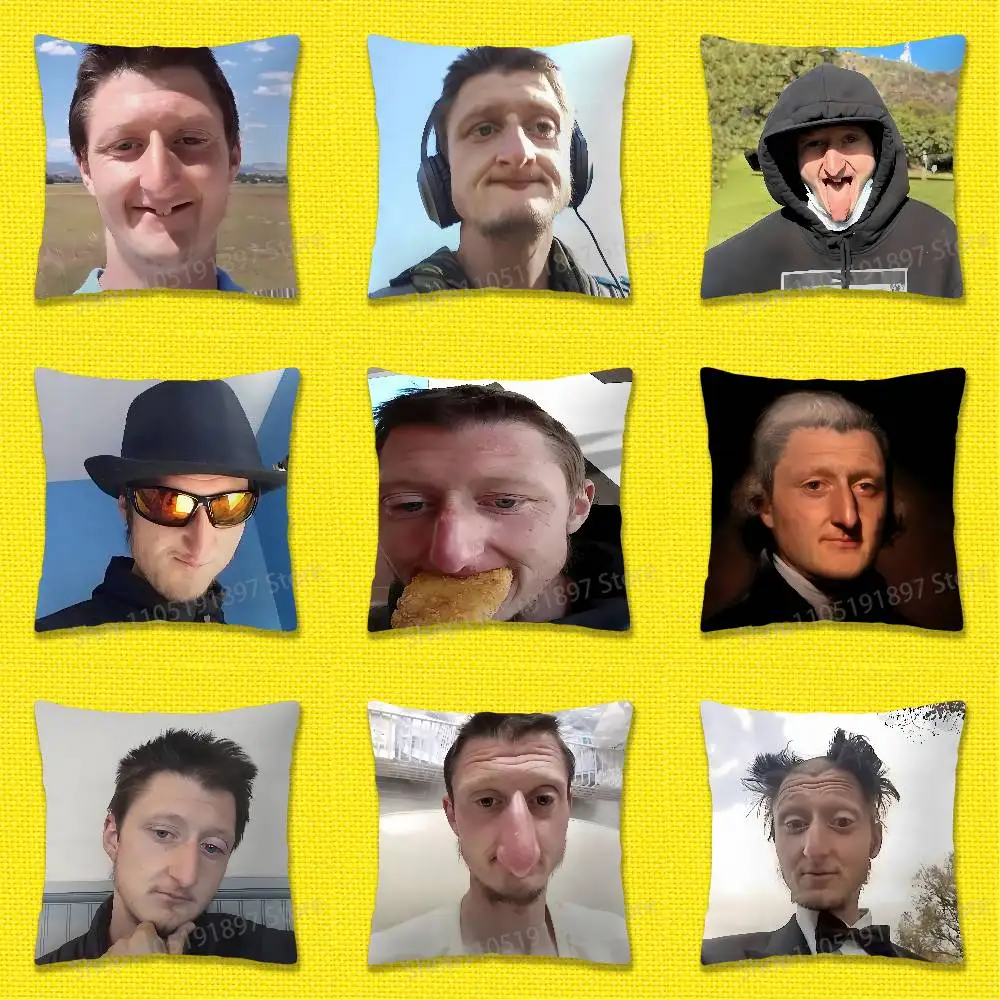 

Daniel Larson Selfie Throw Pillow Case For 45*45cm 40cm 55cm 50cm 30cm Square Car Pillowcase Shell