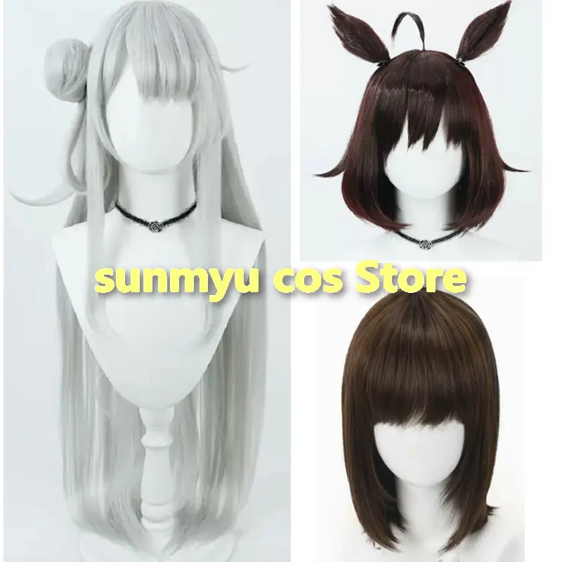 MahjongSoul Yuzu Cosplay Wig  Ichihime Yui Yagi Hana Ninomiya Wig