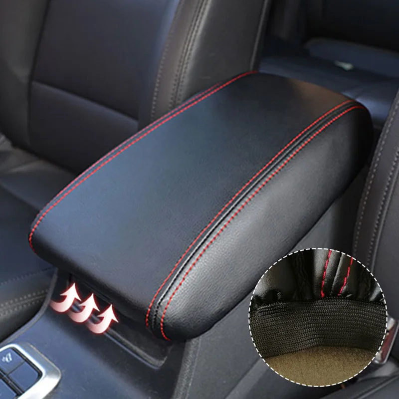 For Hyundai Tucson 2015-2018 Car Central Armrest Box Cover Protective Pu Leather Cover Car Interior Accessories