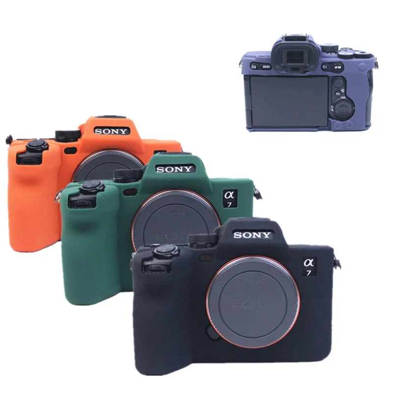 

For Sony a7iv camera a7iv a7iv a7m4 rubber Silicon case body cover protector frame skin