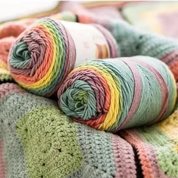 Rainbow Cotton Yarn 1