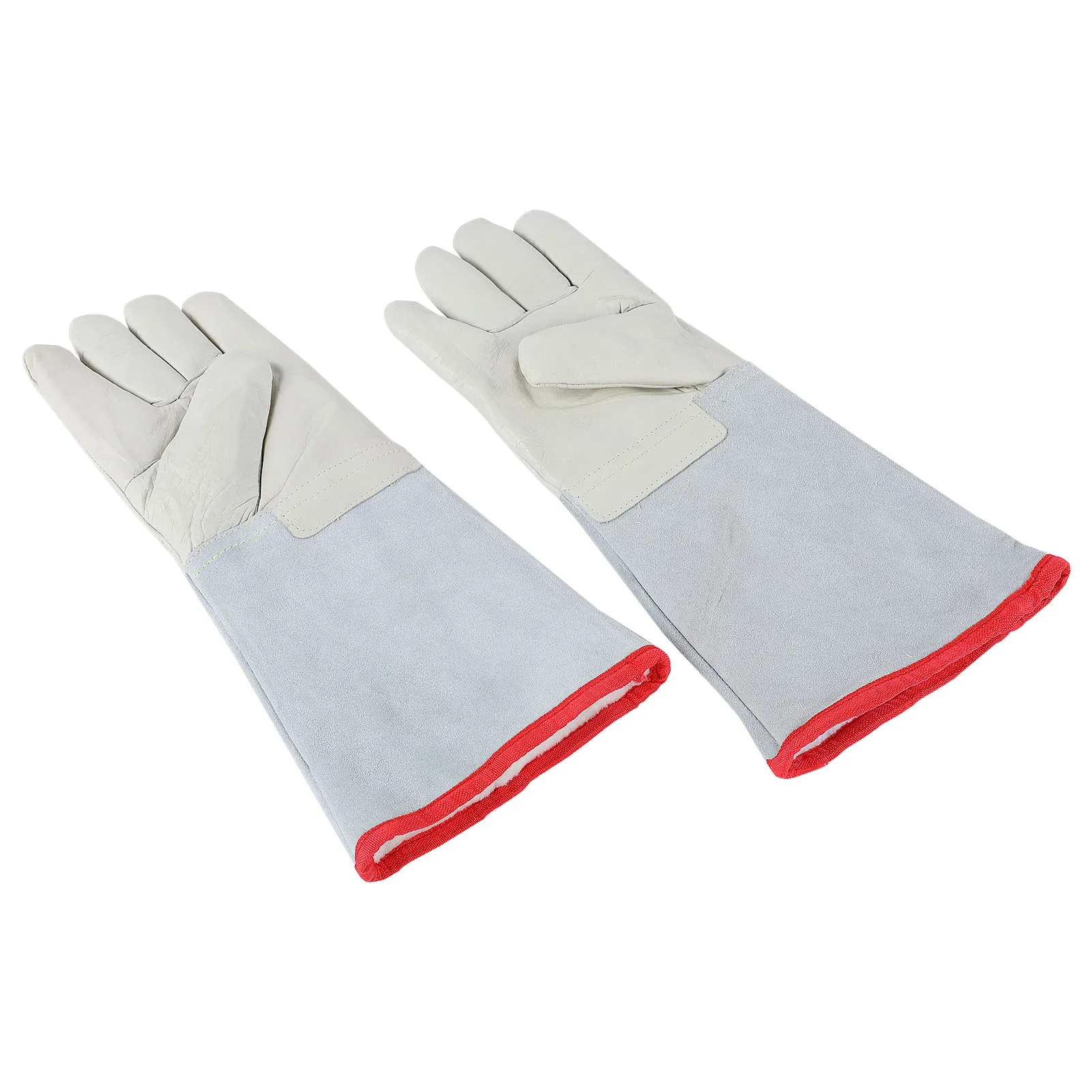 Protective Glove Waterproof Wear Resistance Ergonomic Design Layer Cowhide Cryogenic Glove for Liquid Nitrogen Air Environment