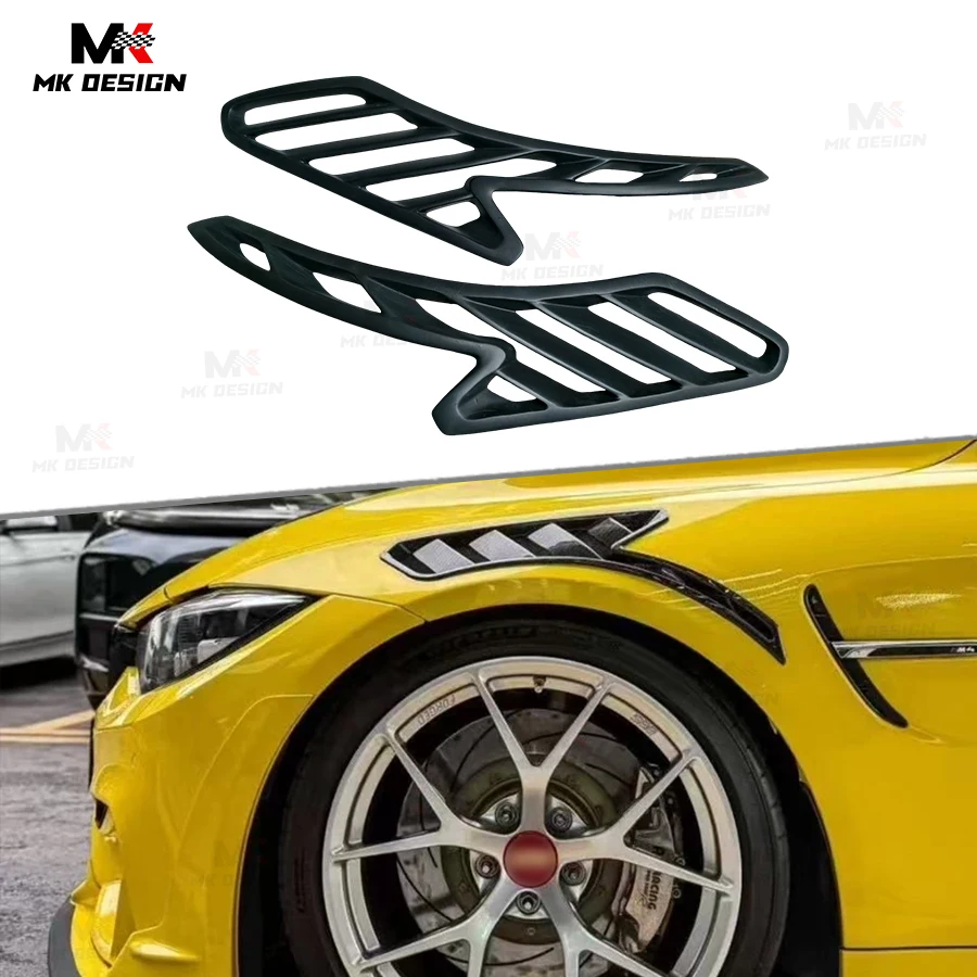 

For BMW F80 M3 F82 F83 M4 2015-2020 FRP Side Fender Air Vent Trim Cover Car Exterior Intake Mouldings Strip Car Accessories