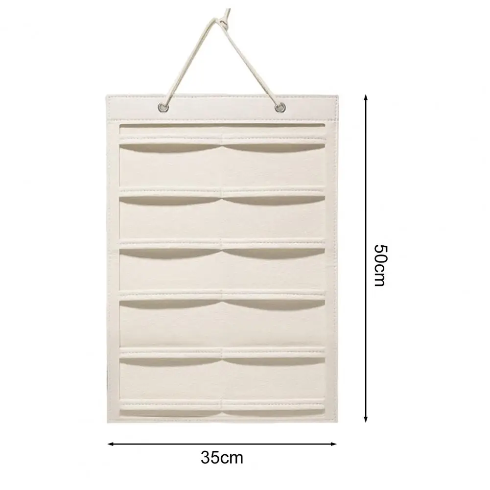 Hair Clip Holder Hair Accessories Organizer Wall Hanging Bag for Women Teens Hair Clip Tie Scrunchies Holder Felt Punch Display