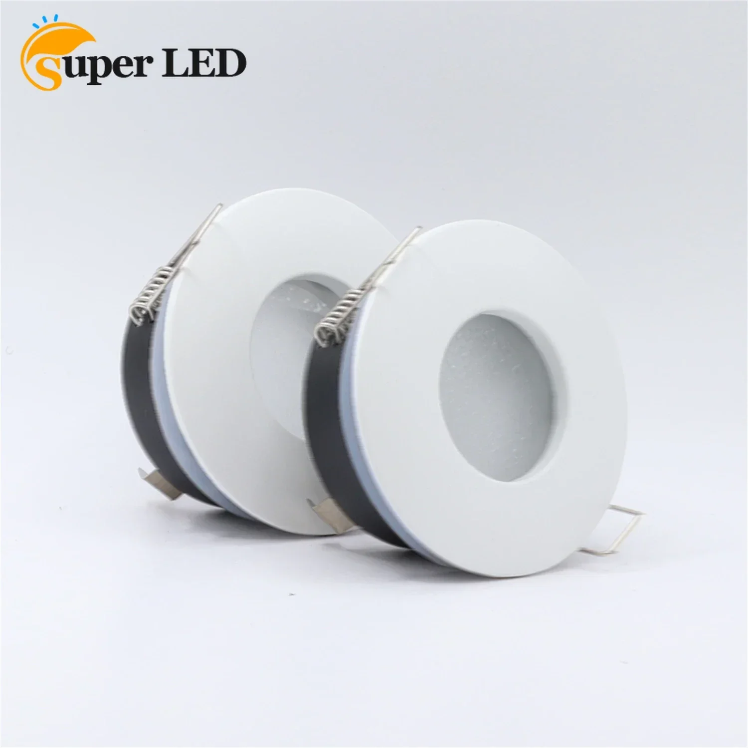 

JOYINLED Ceiling Recessed Frame White Recessed Lamp GU10 Rigid Recessed Spotlight Cut Hole 70mm Fixture Frame