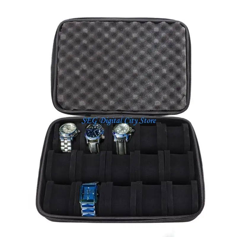 

U75B Watch Herse Horseder 15 слота с мягкой подкладками для мелки нависы.