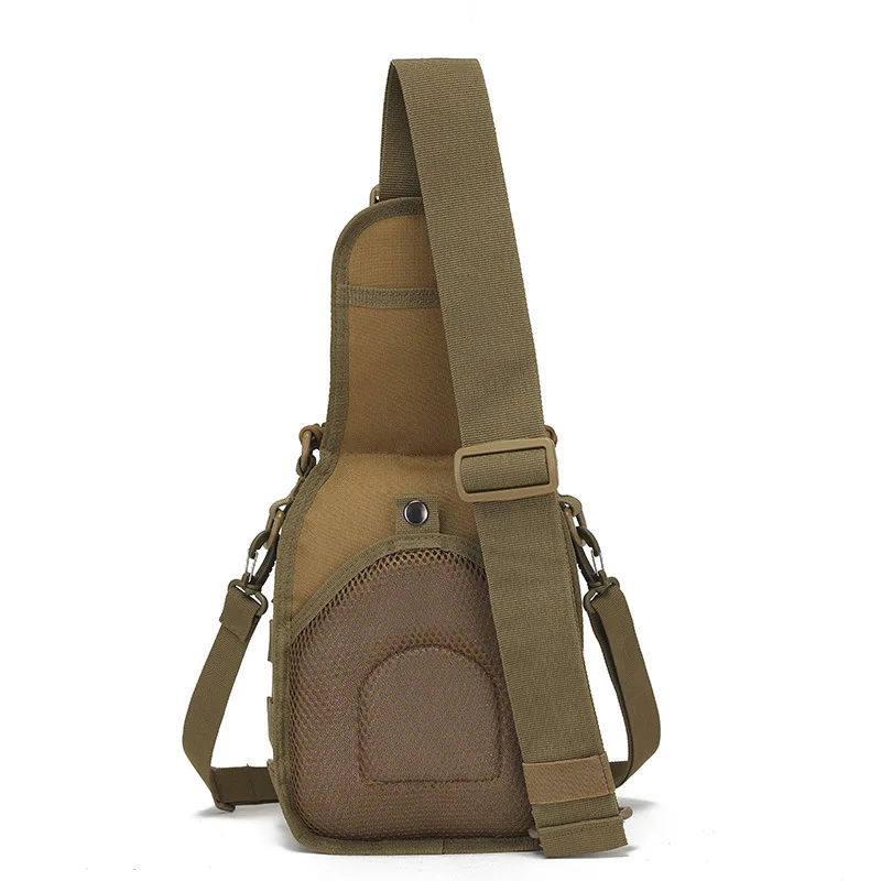 Men Cross body Shoulder Chest Bag Sling Backpack Travel Outdoor Sports Climb Military Laser punching Male Messenger Side Bag