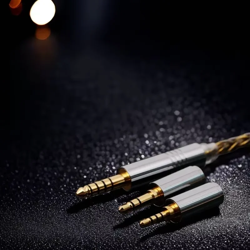 ZiSin-08 8-Core DIY Litz Earphone Upgrade Cable With Modularity IE900 2PIN MMCX 4PIN XLR For M5 Olina Fudu DZ4 DaVinci F1 Pro