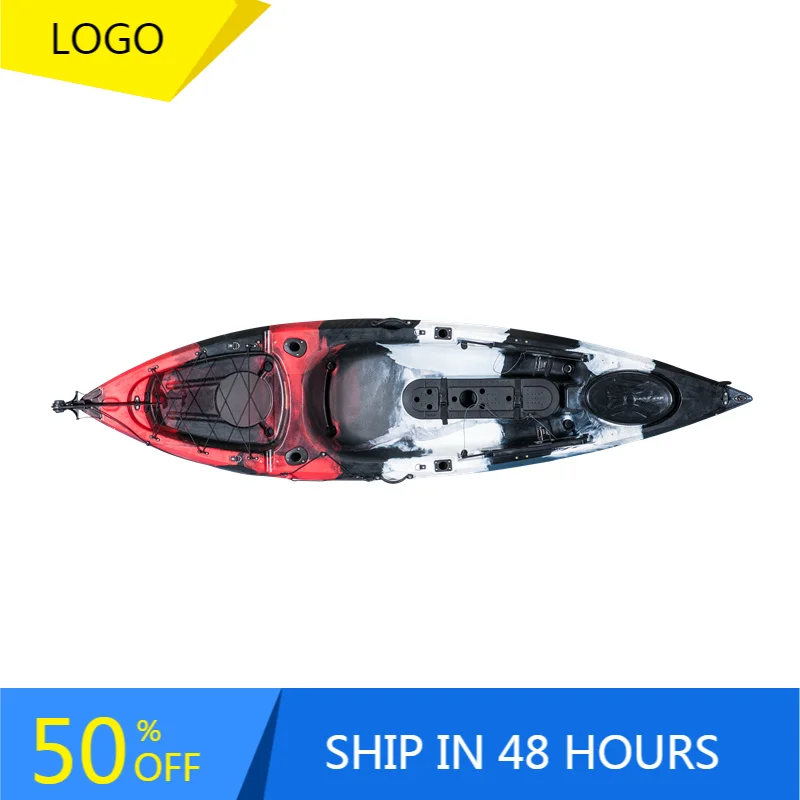 Sit‑on‑Top Pedal‑Drive Fishing Kayak, 500lbs Capacity For Adults Youths Kids