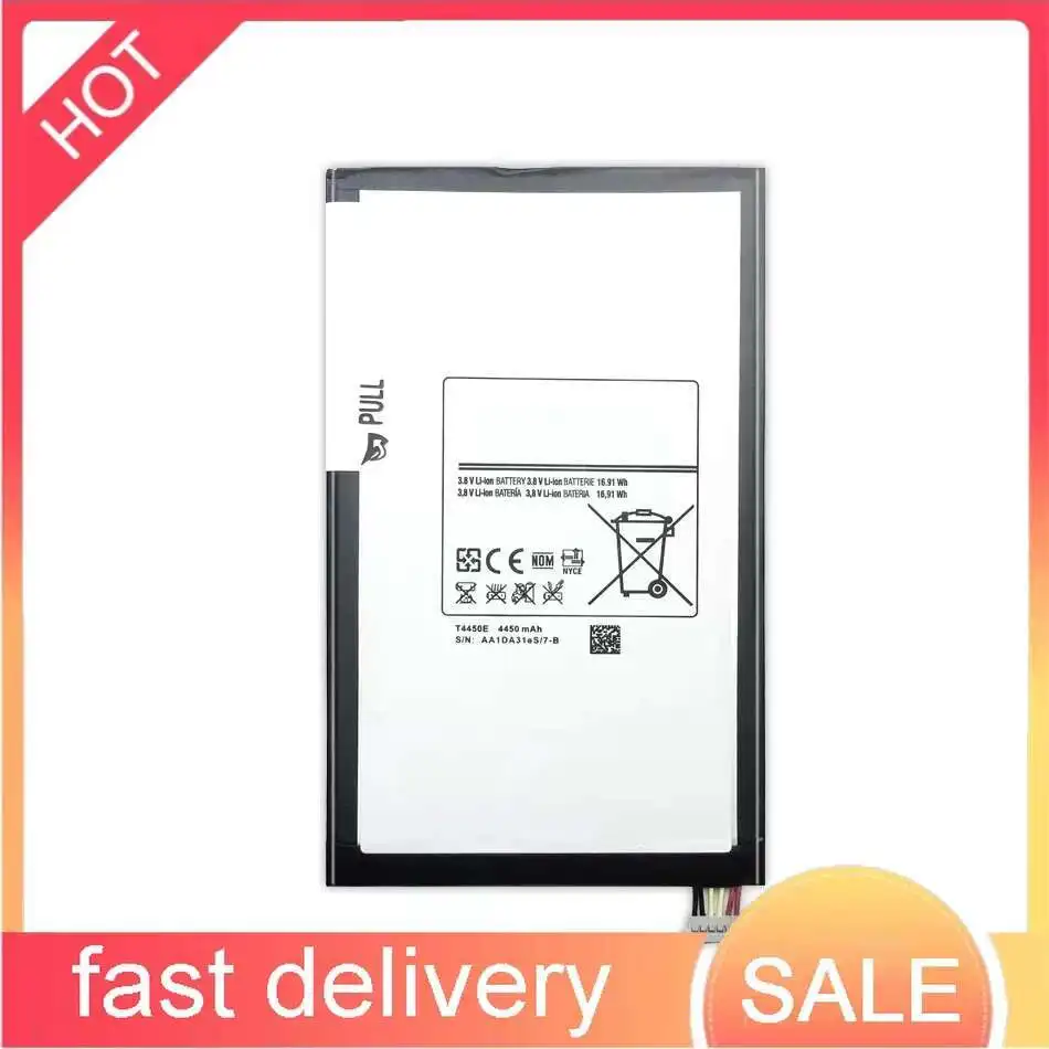 بطارية الجهاز اللوحي لجهاز سامسونج جالاكسي تاب 3 8.0 SM T310 T311 T315 T4450E 4450mAh عالية الأداء