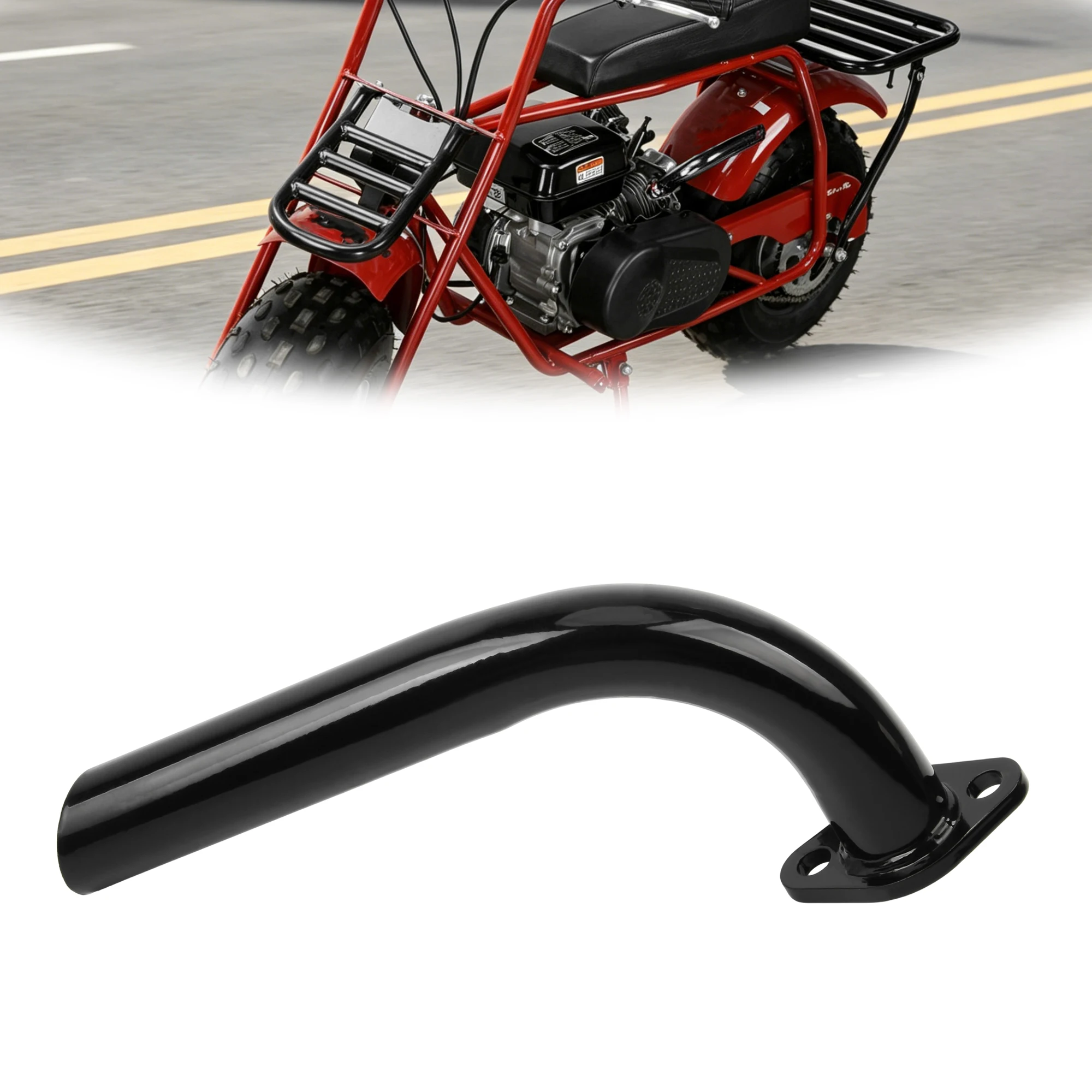 Motorcycle Exhaust Pipe Kit for Honda Predator 212cc GX160 GX200 DuroMax Kart Mini Bike Engine Modification Exhaust Pipe view 3