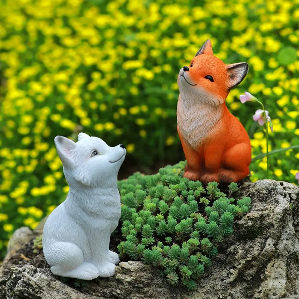 

Crafts Resin Little Statue Waterproof Cute Garden Miniatures Figurine Simulated Exquisite Desktop Ornament Gift