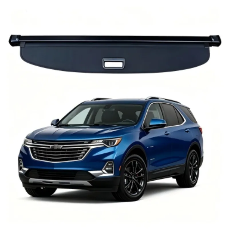 Cargo Cover Trunk Privacy Shade Rear Security Partition Anti-Theft Shield Retractable Organizer for Chevrolet Traverse 2018-2023