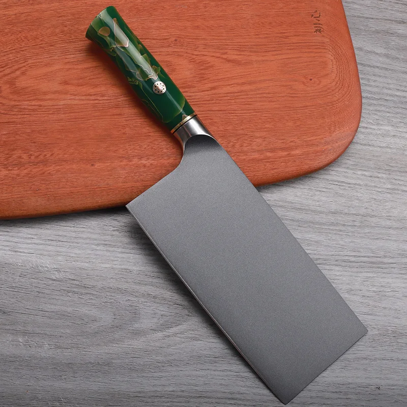 New Fusion Tungsten Molybdenum Powder Steel Slicing Knife with Resin Handle, Sharp and Wear resistant Household Kitchen Tools