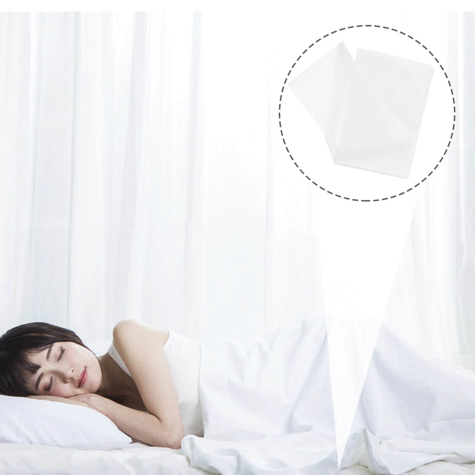 

10pcs Disposable Sheets Non-woven Salon Spa Massage Table Covers Breathable Protective Non-Woven Flat Sheets Bedding