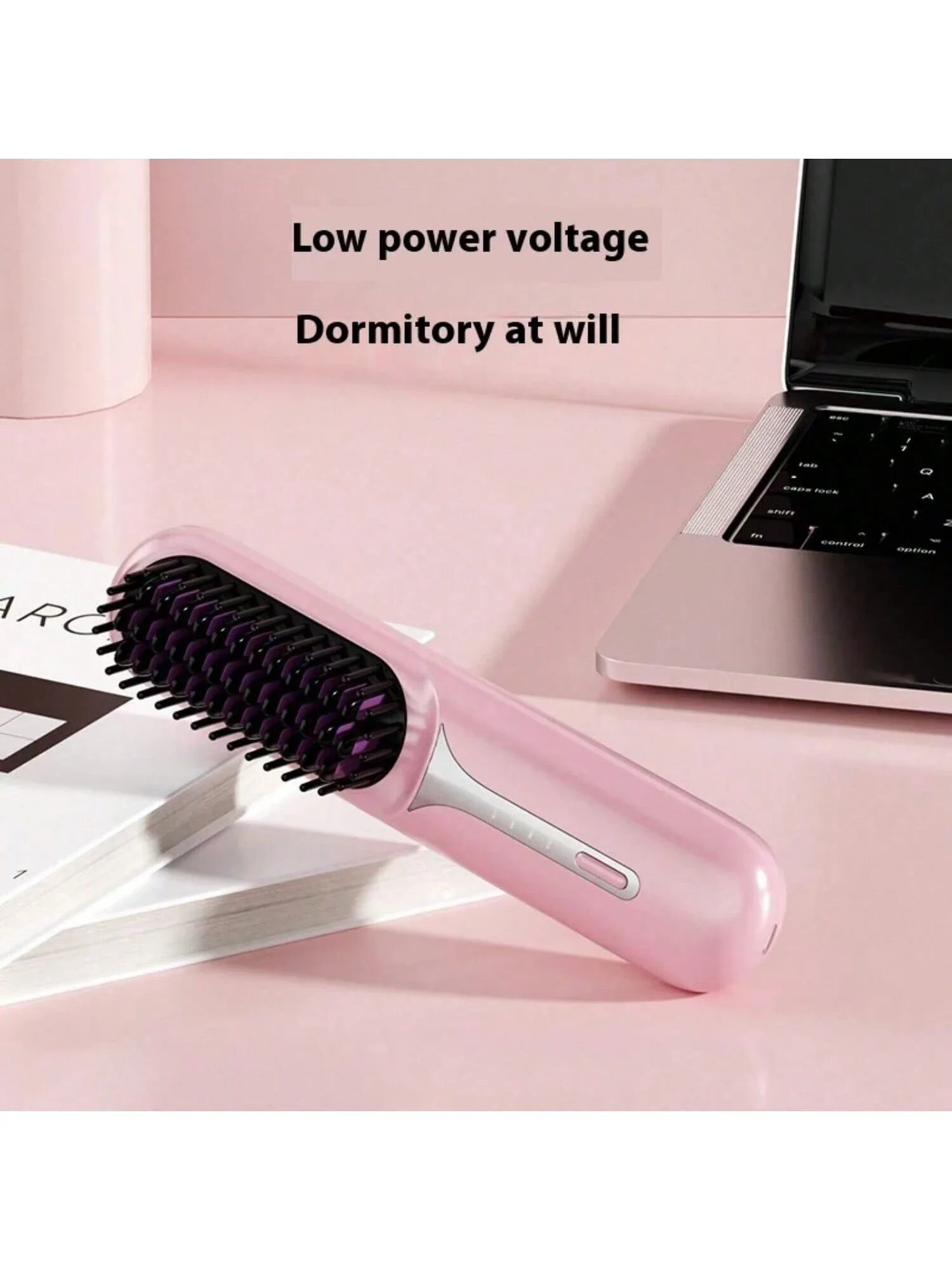New Wireless Charging Hair Straightener Brush, Portable Fashionable And High-Quality Negative Ion Smooth Hair Comb