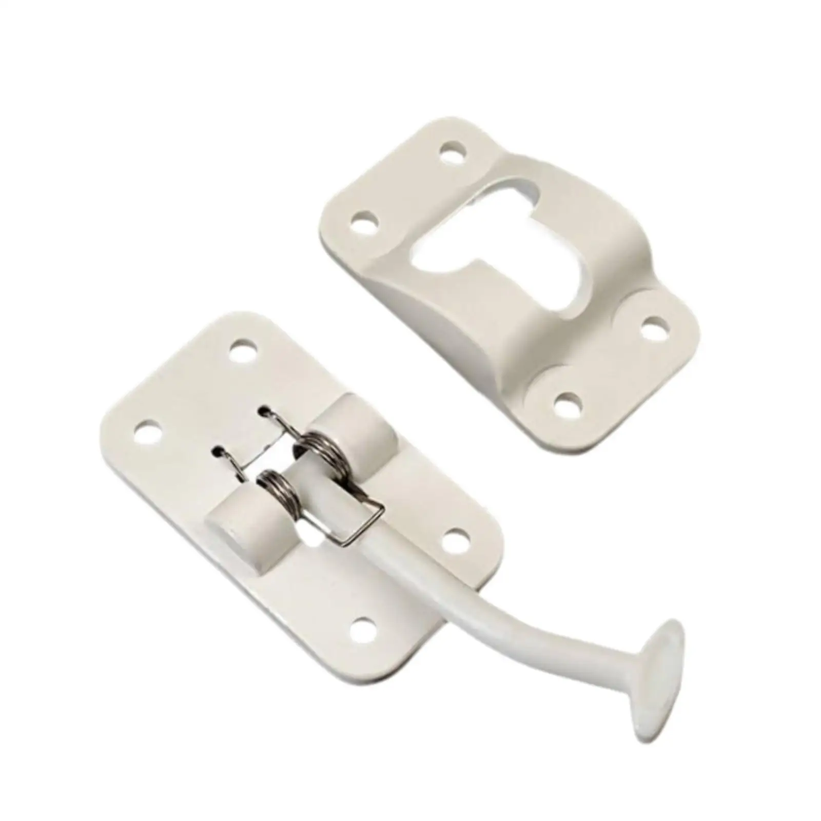 Trava genérica do suporte da porta do rv, trava do suporte da trava da porta, acessórios, suporte exterior da porta do fechamento da porta do rv para carrinho de ferramentas, campistas