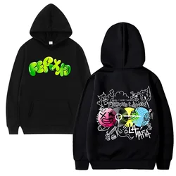 Bluza z kapturem z kapturem dla mężczyzn z lat 90. Raper Hip Hop Oversized streetwear z długim rękawem bluza z kapturem z nadrukiem