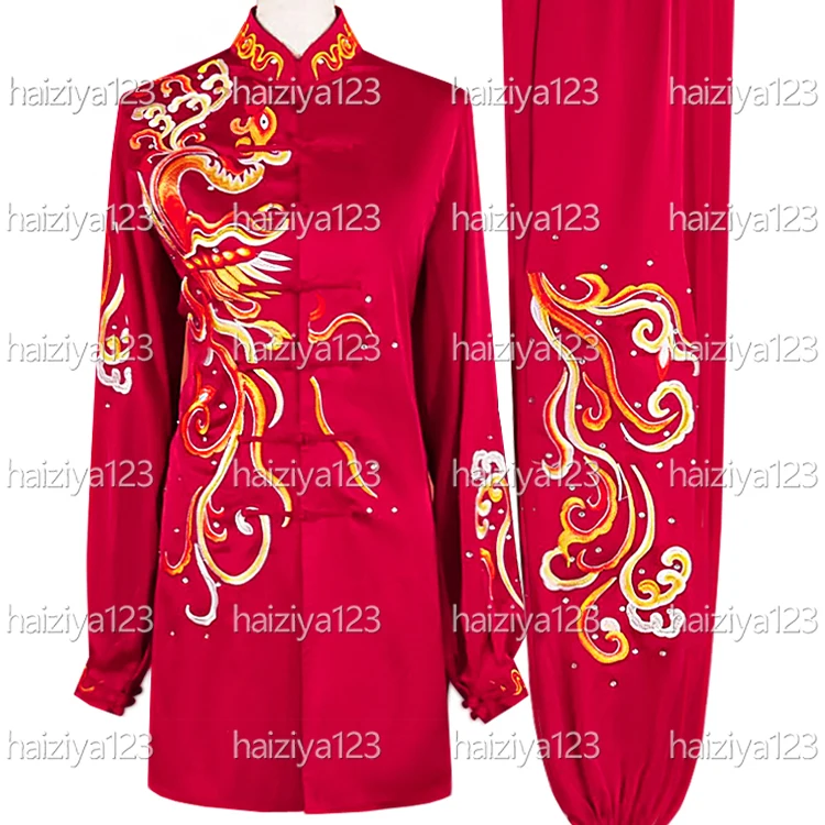 

Вышитая форма Тай-Чи, костюм Тайцзи, одежда кунг-фу, одежда Цигун, удлиненный стиль, мужчина, женщина, взрослые, дети, мальчик, девочка, унисекс