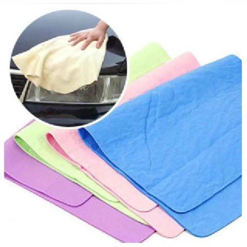 

66x43 Car Wash Towel Soft Strong Absorbent Cleaner Car Accessories Auto Care Cleaning Cloth Hair Drying Deerskin Towels